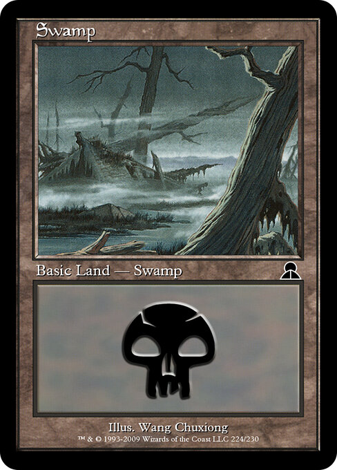 Swamp — Masters Edition III #224, art by Wang Chuxiong