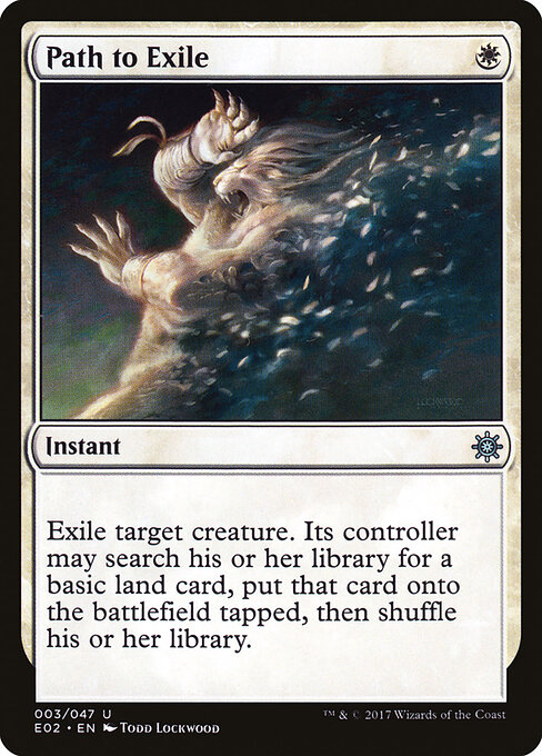 Path to Exile — Explorers of Ixalan #3, art by Todd Lockwood