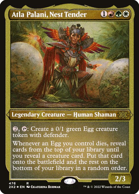 Atla Palani, Nest Tender — Double Masters 2022 #476, art by Ekaterina Burmak