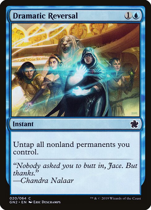 Dramatic Reversal — Game Night 2019 #20, art by Eric Deschamps