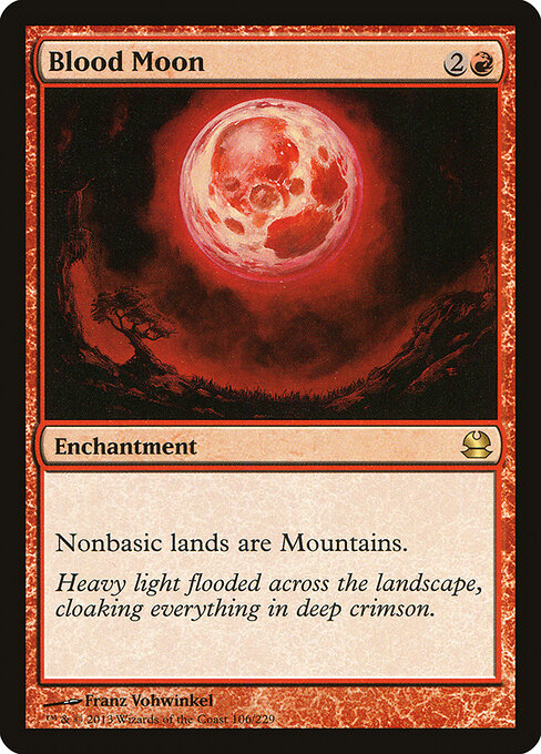 Blood Moon — Modern Masters #106, art by Franz Vohwinkel