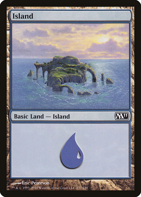Island — Magic 2011 #237, art by Eric Peterson