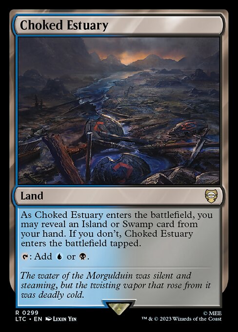 Choked Estuary — Tales of Middle-earth Commander #299, art by Lixin Yin