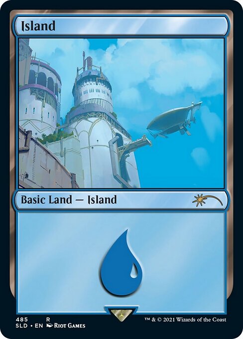 Island — Secret Lair Drop #485, art by Riot Games