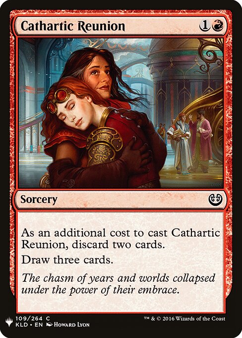 Cathartic Reunion — The List #KLD-109, art by Howard Lyon