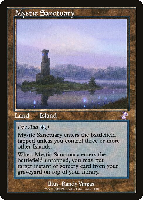 Mystic Sanctuary — Time Spiral Remastered #408, art by Randy Vargas