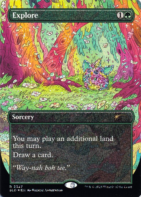 Explore — Secret Lair Drop #2327, art by Natalie Andrewson