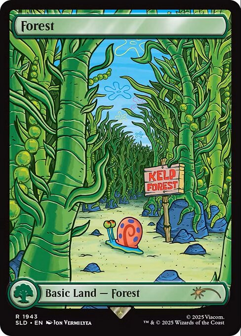 Forest — Secret Lair Drop #1943, art by Jon Vermilyea