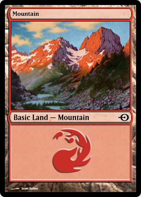 Mountain — Magic Online Promos #289, art by Scott Bailey