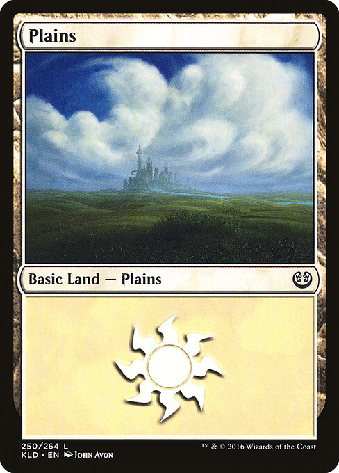 Plains — Kaladesh #250, art by John Avon