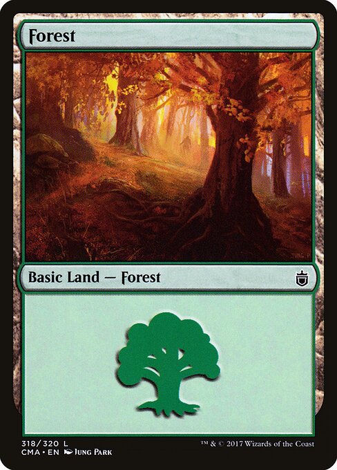 Forest — Commander Anthology #318, art by Jung Park