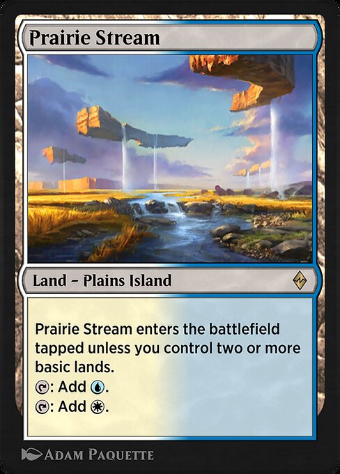 Prairie Stream — Explorer Anthology 3 #24, art by Adam Paquette