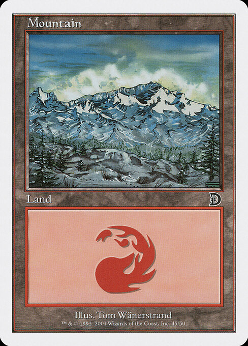 Mountain — Deckmasters #45, art by Tom Wänerstrand