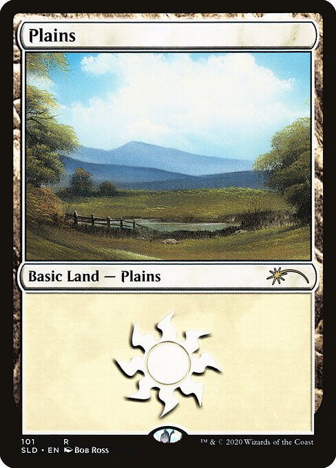 Plains — Secret Lair Drop #101, art by Bob Ross