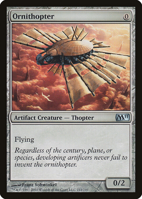Ornithopter — Magic 2011 #211, art by Franz Vohwinkel