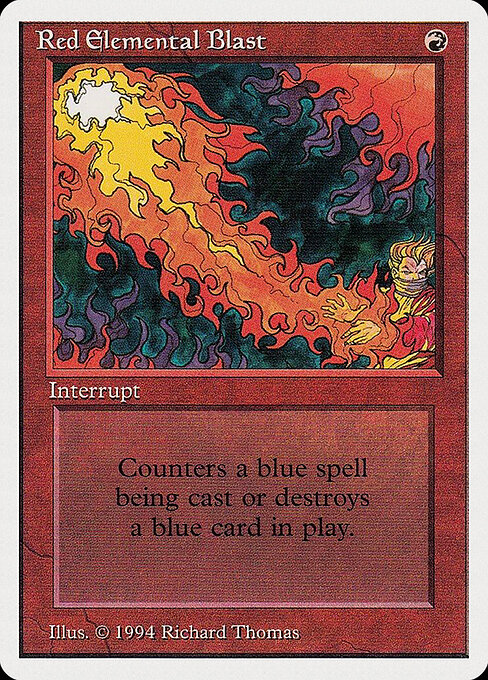 Red Elemental Blast — Summer Magic / Edgar #171, art by Richard Thomas
