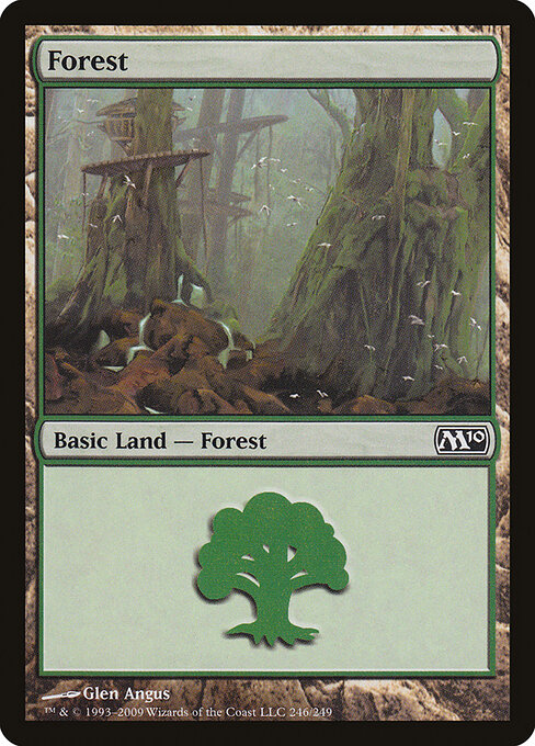 Forest — Magic 2010 #246, art by Glen Angus