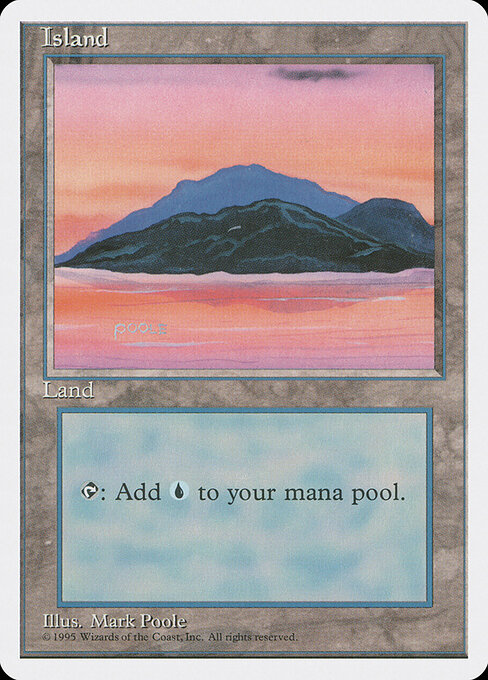 Island — Fourth Edition #369, art by Mark Poole