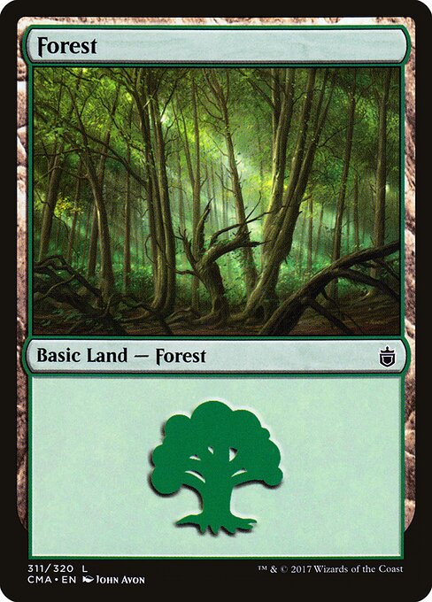 Forest — Commander Anthology #311, art by John Avon