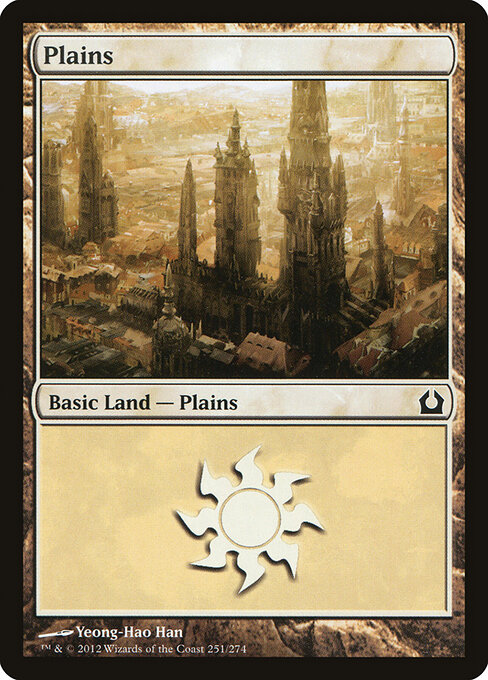 Plains — Return to Ravnica #251, art by Yeong-Hao Han