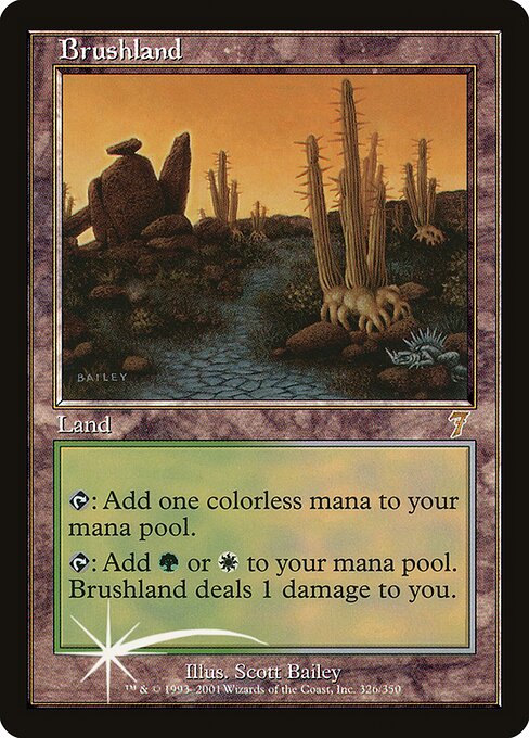 Brushland — Seventh Edition #326★, art by Scott Bailey