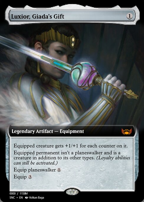 Luxior, Giada's Gift — Magic Online Promos #99763, art by Volkan Baǵa