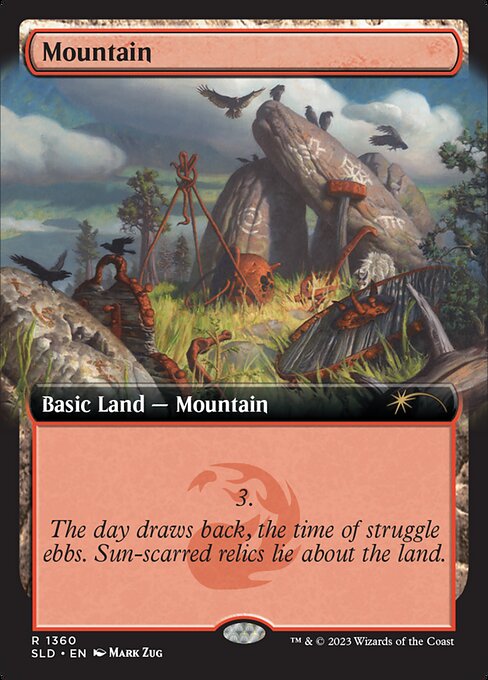 Mountain — Secret Lair Drop #1360, art by Mark Zug