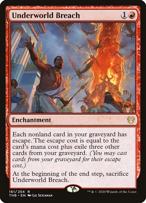 Underworld Breach — Theros Beyond Death Promos #161p, art by Lie Setiawan