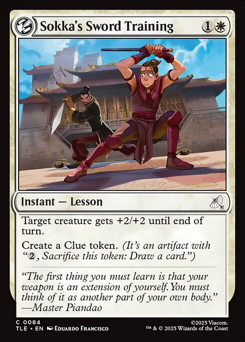 Sokka's Sword Training
