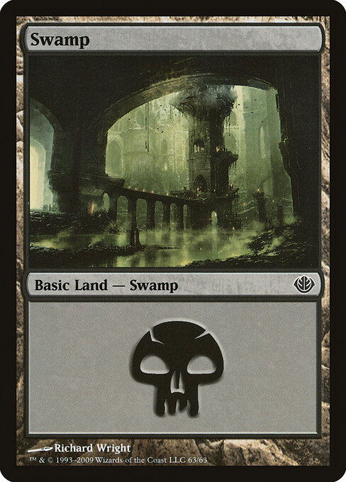 Swamp — Duel Decks: Garruk vs. Liliana #63, art by Richard Wright