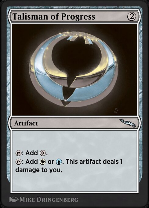Talisman of Progress — Arena Anthology 1 #24, art by Mike Dringenberg