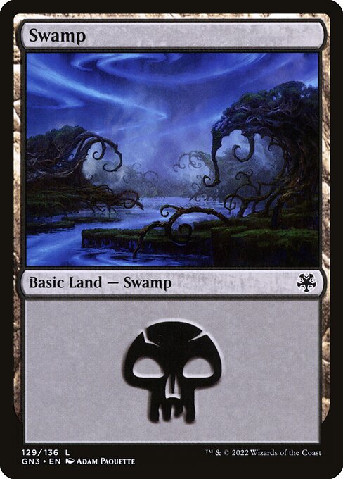 Swamp — Game Night: Free-for-All #129, art by Adam Paquette