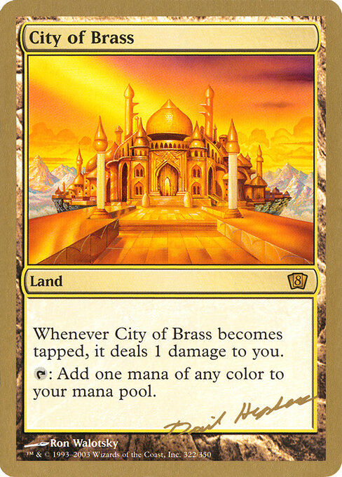 City of Brass — World Championship Decks 2003 #dh322, art by Ron Walotsky