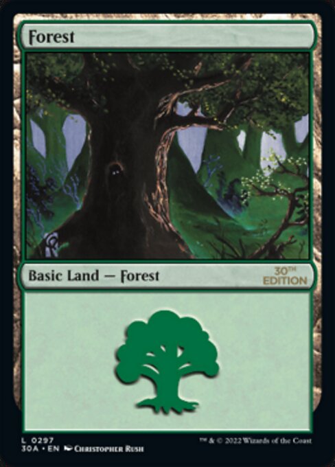 Forest — 30th Anniversary Edition #297, art by Christopher Rush