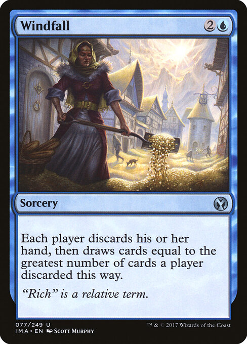 Windfall — Iconic Masters #77, art by Scott Murphy