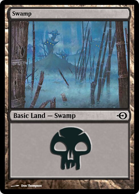 Swamp — Magic Online Promos #32007, art by Don Thompson