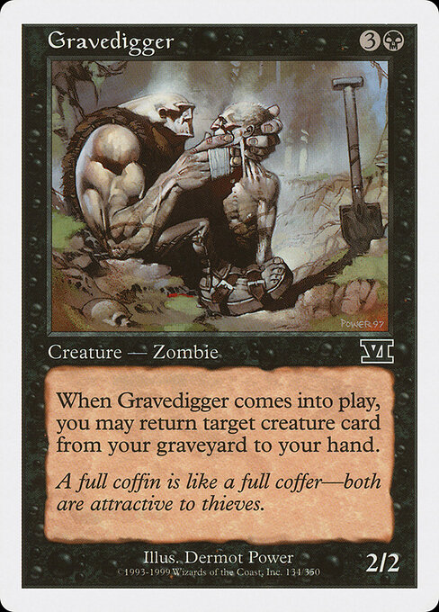 Gravedigger — Classic Sixth Edition #134, art by Dermot Power