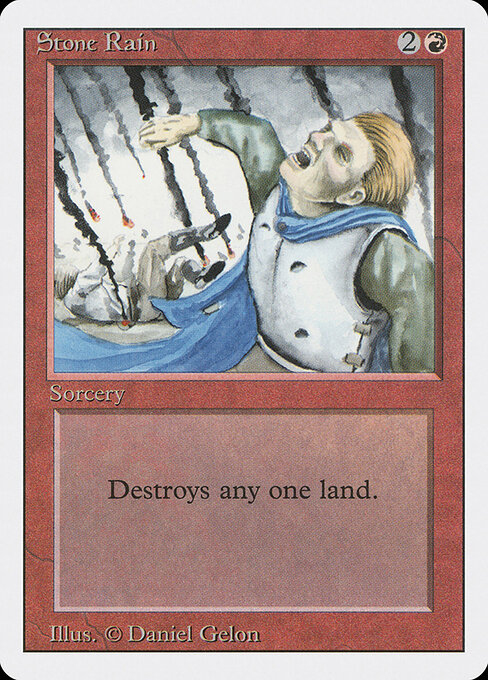 Stone Rain — Revised Edition #180, art by Daniel Gelon