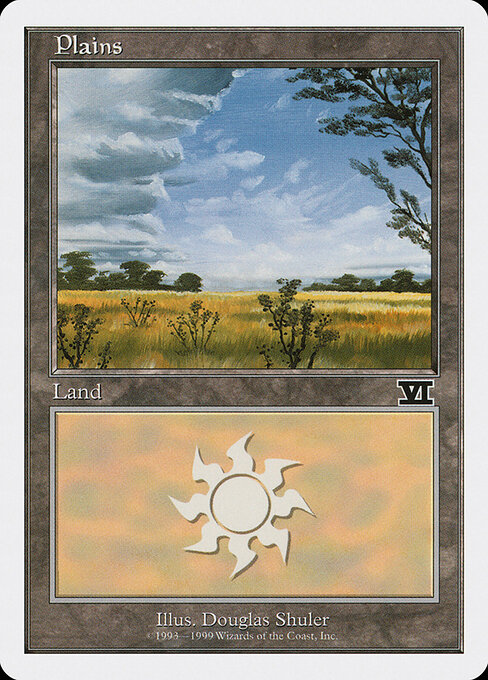 Plains — Battle Royale Box Set #129, art by Douglas Shuler