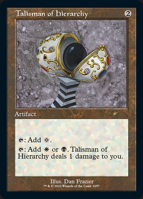 Talisman of Hierarchy — Secret Lair Drop #1057, art by Dan Frazier