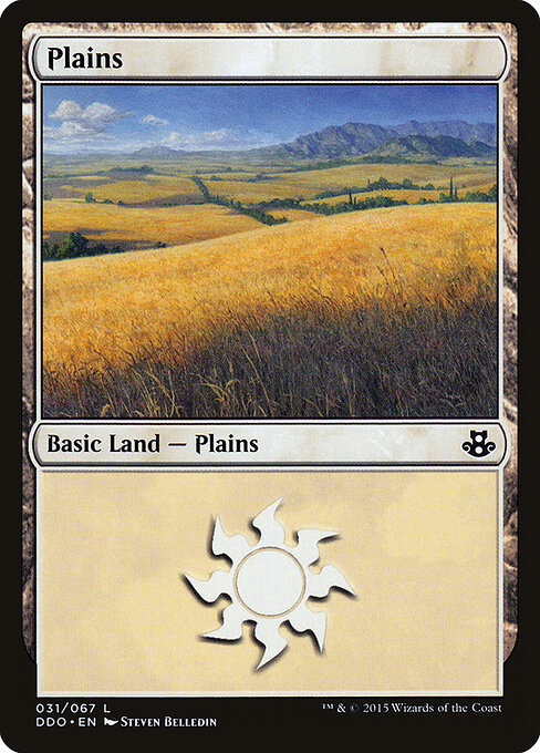Plains — Duel Decks: Elspeth vs. Kiora #31, art by Steven Belledin