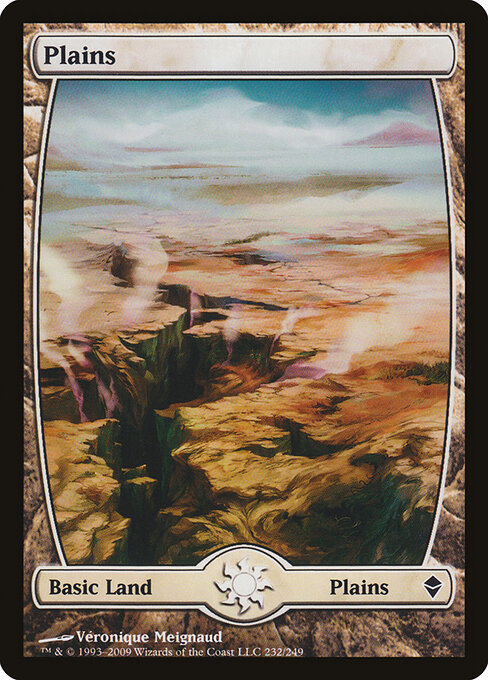 Plains — Zendikar #232, art by Véronique Meignaud