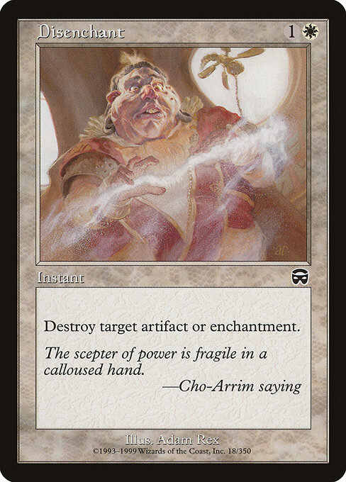 Disenchant — Mercadian Masques #18, art by Adam Rex