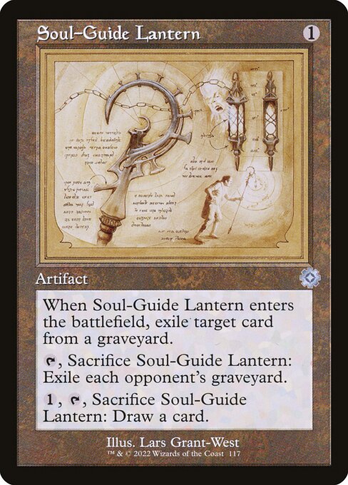 Soul-Guide Lantern — The Brothers' War Retro Artifacts #117, art by Lars Grant-West