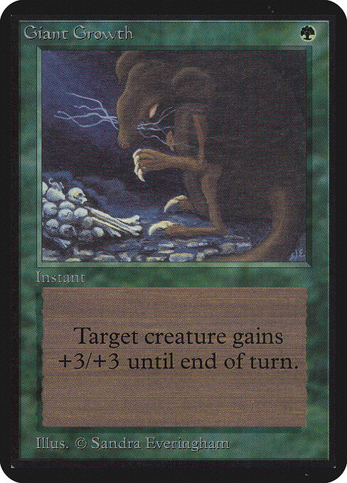 Giant Growth — Limited Edition Alpha #197, art by Sandra Everingham