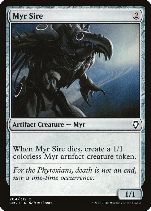 Myr Sire — Commander Anthology Volume II #204, art by Jaime Jones
