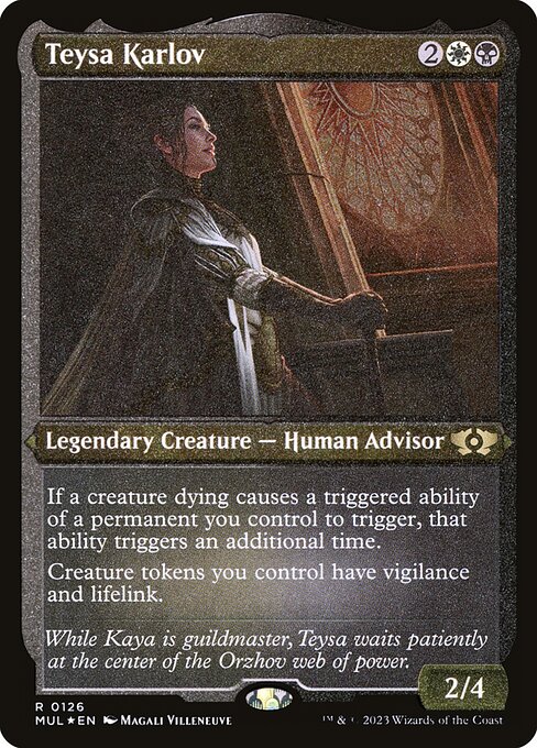 Teysa Karlov — Multiverse Legends #126, art by Magali Villeneuve