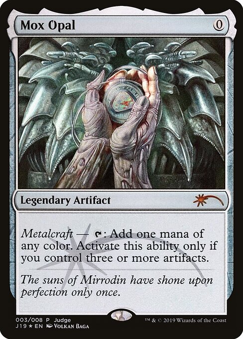 Mox Opal — Judge Gift Cards 2019 #3, art by Volkan Baǵa