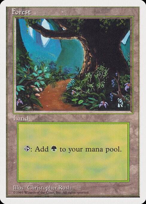 Forest — Rivals Quick Start Set #64, art by Christopher Rush