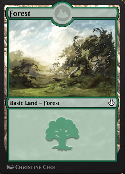 Forest — Kaladesh Remastered #300, art by Christine Choi